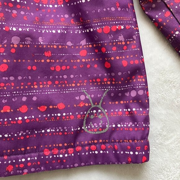Krickets Waterproof Toddler Kids Rain Jacket Size 3T | GUC Purple Dot Print - Picture 16 of 16